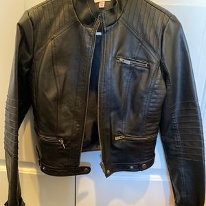Faux Leather Jacket